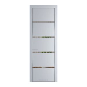 23 PE с вставкой из стекла зеркало Лайт Грей с алюминиевой кромкой Серебро