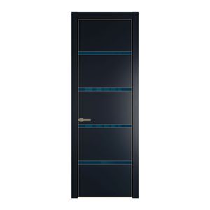 23 PE с вставкой из стекла зеркало blue Нэви Блу с алюминиевой кромкой Шампань