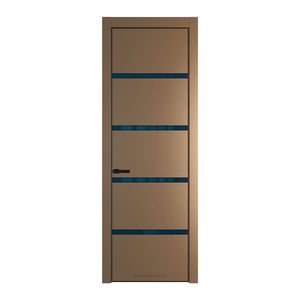 23 PE с вставкой из стекла зеркало blue Перламутр золото с алюминиевой кромкой Черный