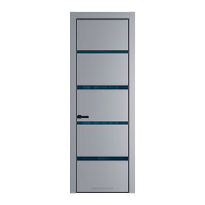 23 PE с вставкой из стекла зеркало blue Смоки с алюминиевой кромкой Черный