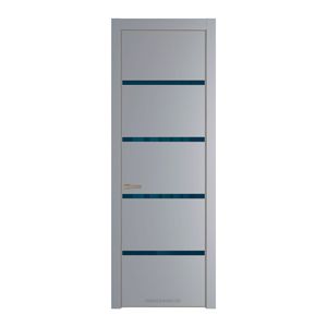 23 PE с вставкой из стекла зеркало blue Смоки с алюминиевой кромкой Никель
