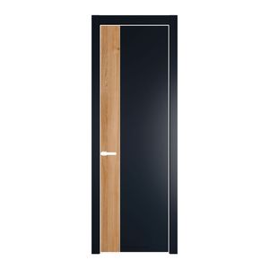 24 PE с вставкой Дуб Карамель Нэви Блу с алюминиевой кромкой Вайт