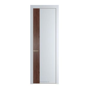 24 PE с вставкой Дуб Тобакко Вайт с алюминиевой кромкой Никель