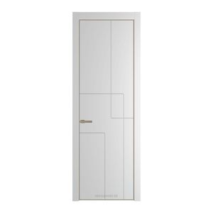 3 PE с фрезерованным рисунком Крем Вайт с алюминиевой кромкой Никель