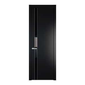 18 PW Блэк Lacobel Черный лак молдинг Серебро