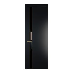 18 PW Блэк Lacobel Черный лак молдинг Золото