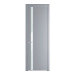 18 PW Смоки Lacobel Белый лак молдинг Серебро