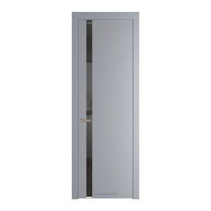 18 PW Смоки Зеркало Grey молдинг Никель матовый