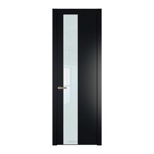 19 PW Блэк Lacobel Белый лак молдинг Никель матовый