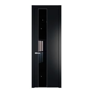 19 PW Блэк Lacobel Черный лак молдинг Серебро