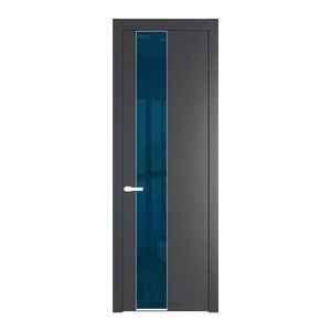 19 PW Графит Зеркало Blue молдинг Вайт
