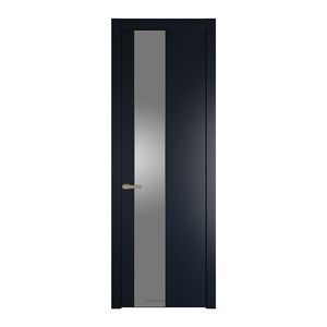 19 PW Нэви Блу Lacobel Серебряный лак молдинг Никель матовый