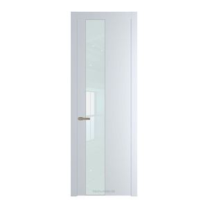 19 PW Вайт Lacobel Белый лак молдинг Никель матовый