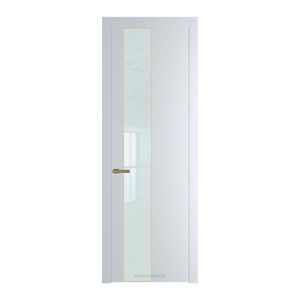 19 PW Вайт Lacobel Белый лак молдинг Золото