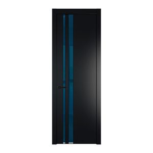 20 PW Блэк Зеркало Blue молдинг Черный матовый