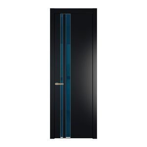 20 PW Блэк Зеркало Blue молдинг Никель матовый