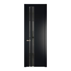 20 PW Блэк Зеркало Grey молдинг Никель матовый