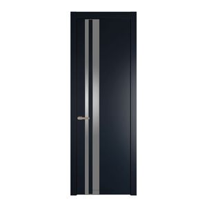 20 PW Нэви Блу Lacobel Серебряный лак молдинг Никель матовый