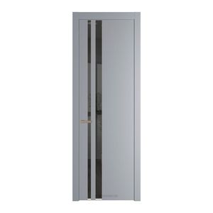 20 PW Смоки Зеркало Grey молдинг Никель матовый