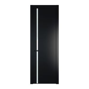21 PW Блэк Lacobel Белый лак молдинг Черный матовый