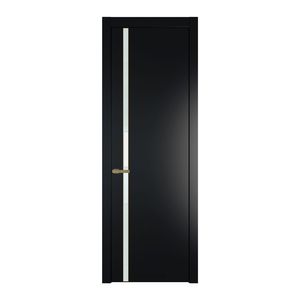21 PW Блэк Lacobel Белый лак молдинг Золото