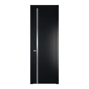 21 PW Блэк Lacobel Серебряный лак молдинг Никель матовый
