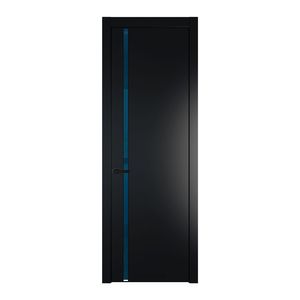 21 PW Блэк Зеркало Blue молдинг Черный матовый