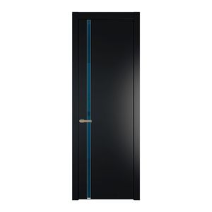 21 PW Блэк Зеркало Blue молдинг Никель матовый