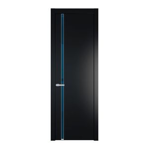21 PW Блэк Зеркало Blue молдинг Серебро
