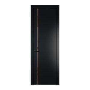 21 PW Блэк Зеркало Bronza молдинг Черный матовый