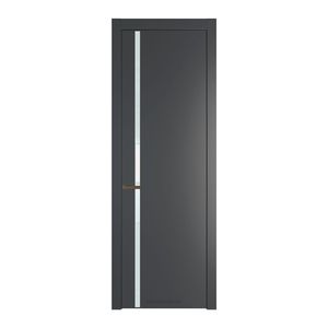 21 PW Графит Lacobel Белый лак молдинг Деорэ