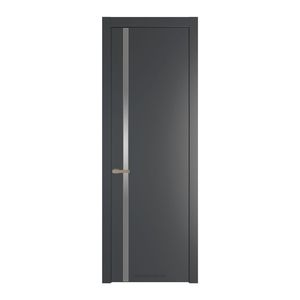 21 PW Графит Lacobel Серебряный лак молдинг Никель матовый