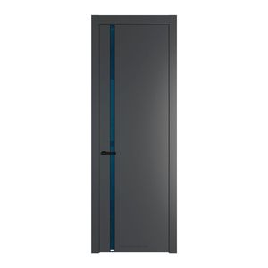 21 PW Графит Зеркало Blue молдинг Черный матовый