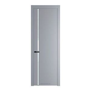 21 PW Смоки Lacobel Белый лак молдинг Черный матовый