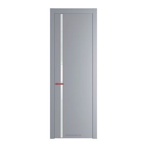 21 PW Смоки Lacobel Белый лак молдинг Красный антрацит