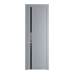 21 PW Смоки Lacobel Черный лак молдинг Серебро